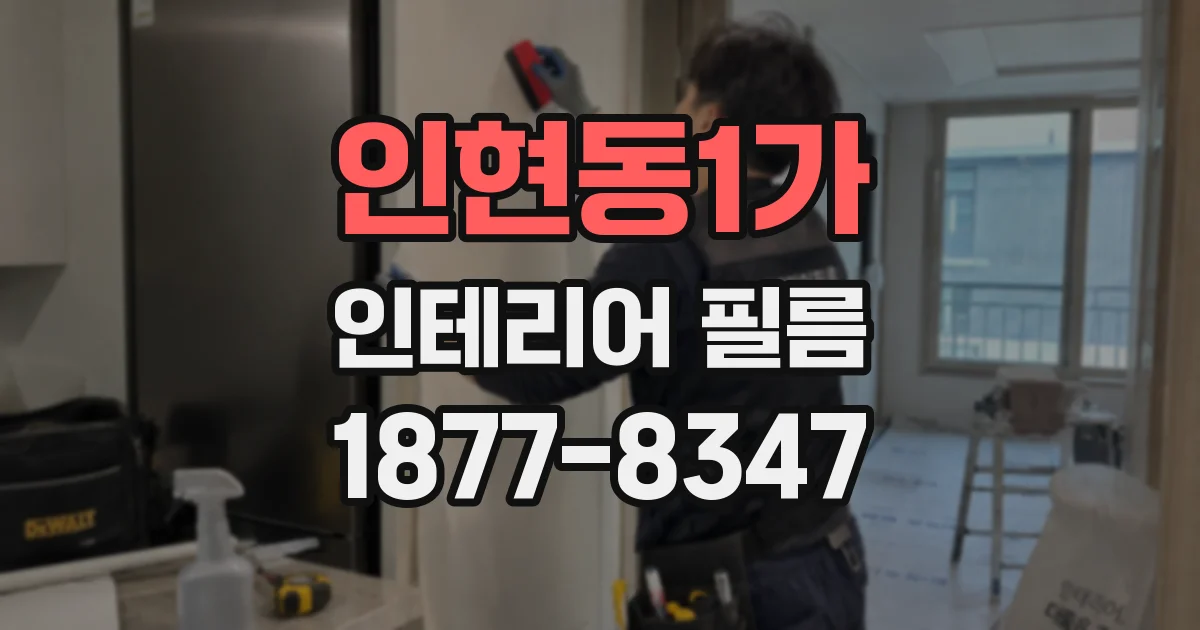 인현동1가 인테리어 필름