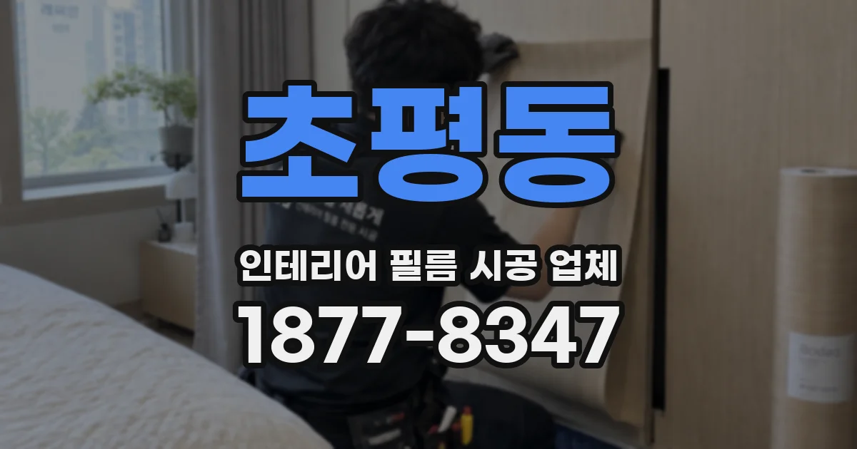 초평동 인테리어 필름 시공 업체