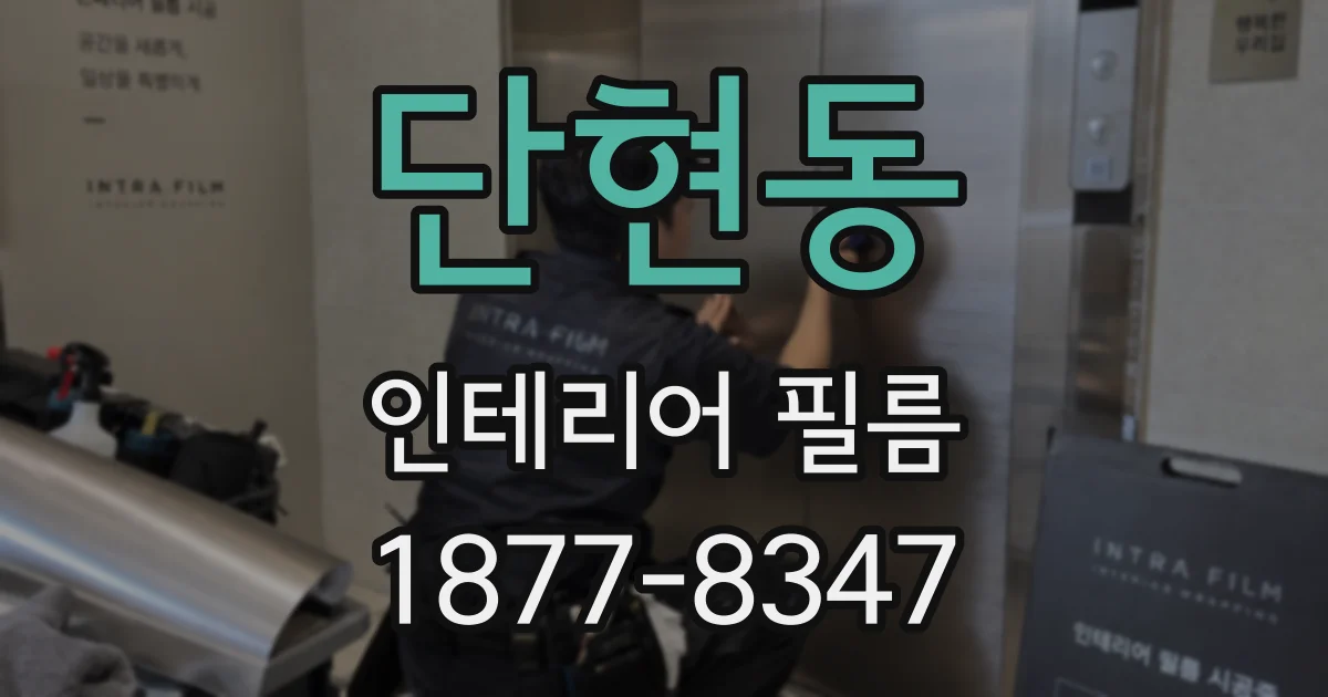 단현동 인테리어 필름