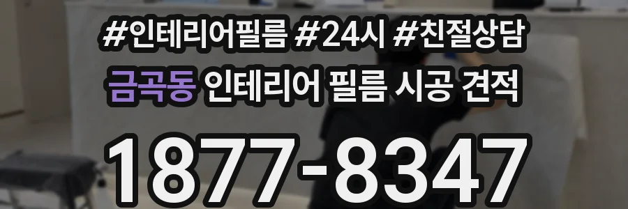 금곡동 인테리어 필름 시공 견적