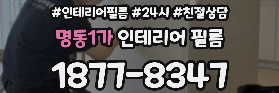 명동1가 인테리어 필름