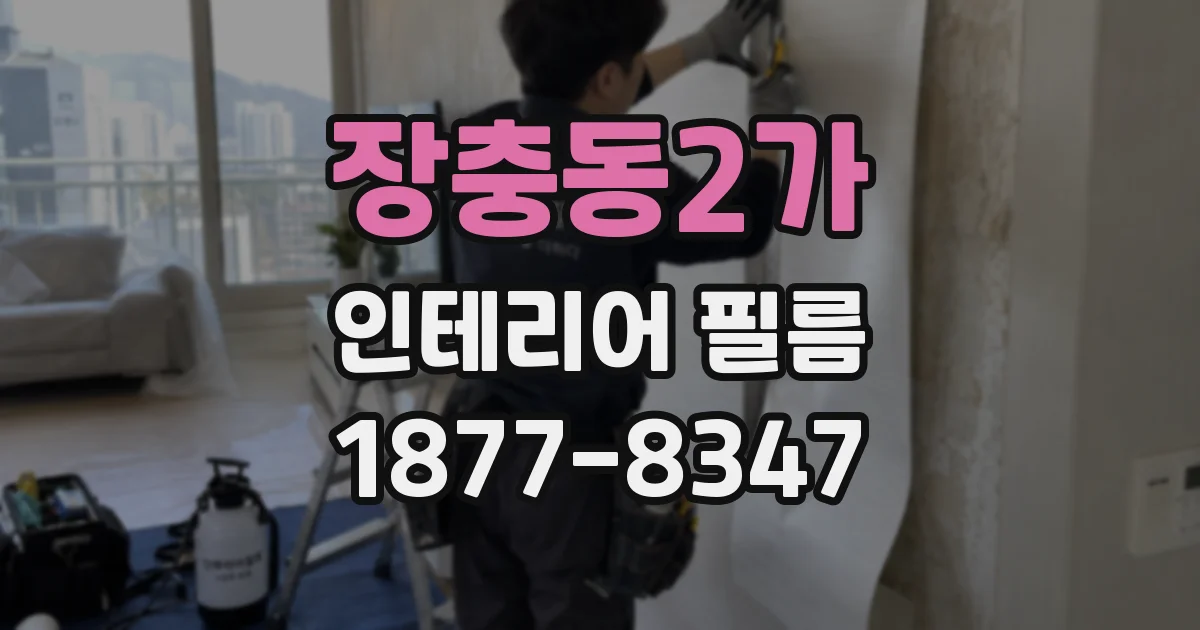 장충동2가 인테리어 필름