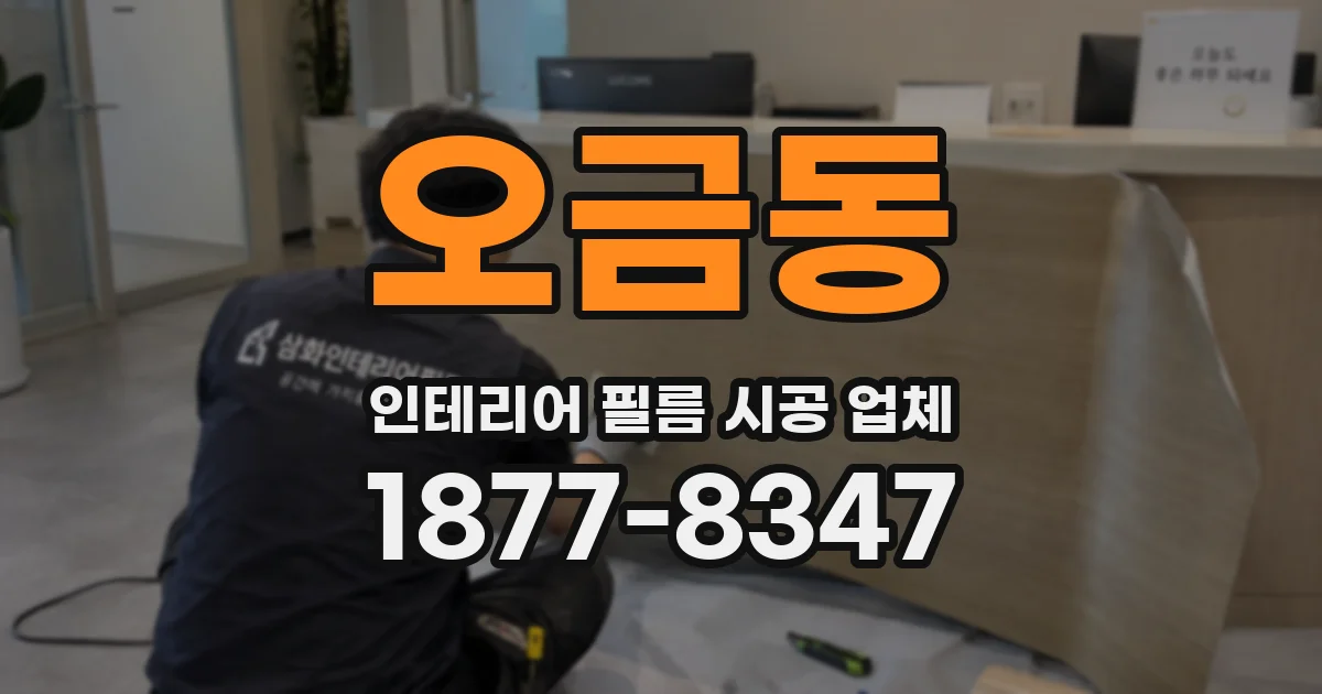 오금동 인테리어 필름 시공 업체