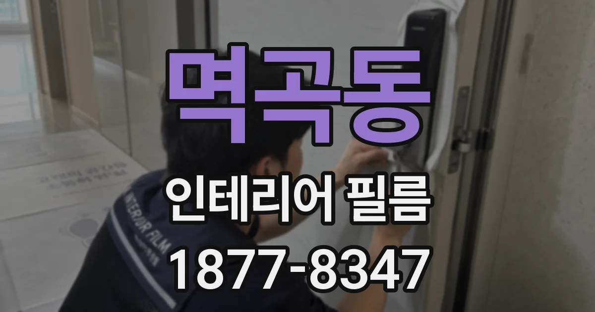 멱곡동 인테리어 필름