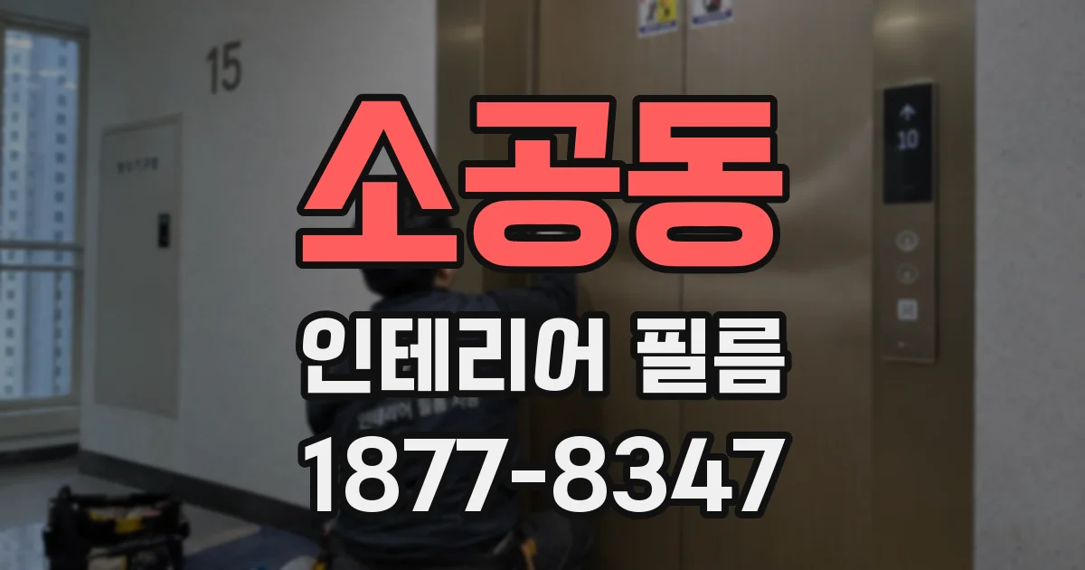 소공동 인테리어 필름
