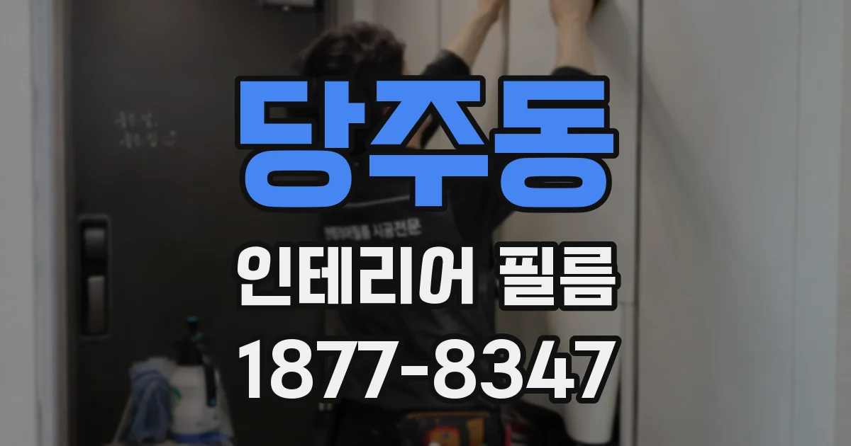 당주동 인테리어 필름