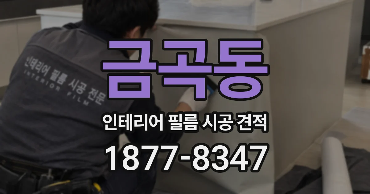 금곡동 인테리어 필름 시공 견적