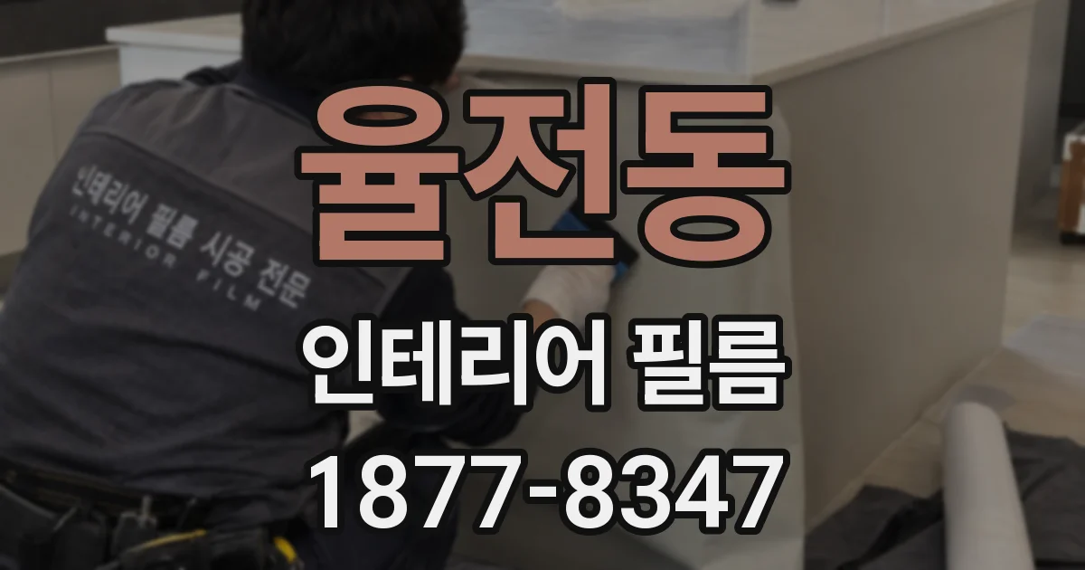 율전동 인테리어 필름
