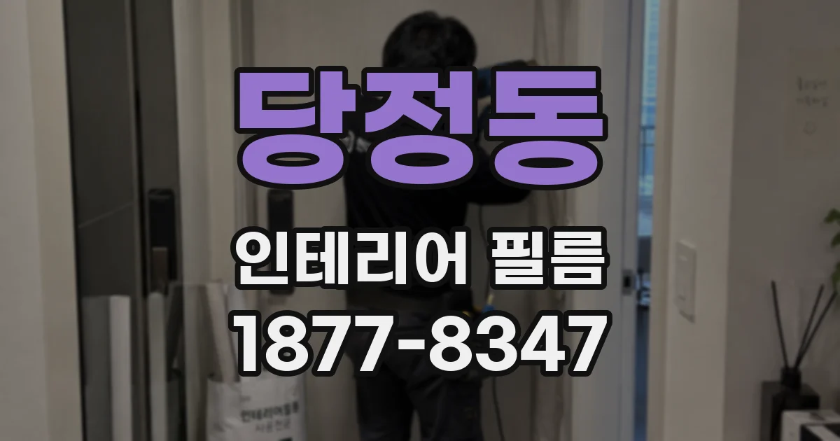 당정동 인테리어 필름