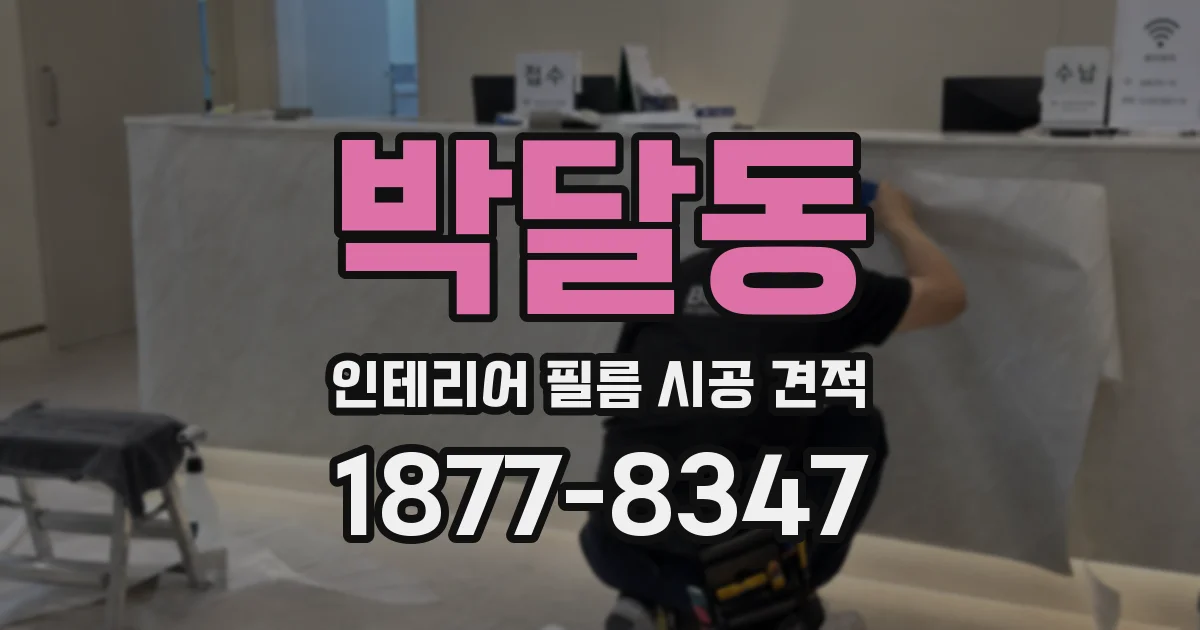 박달동 인테리어 필름 시공 견적