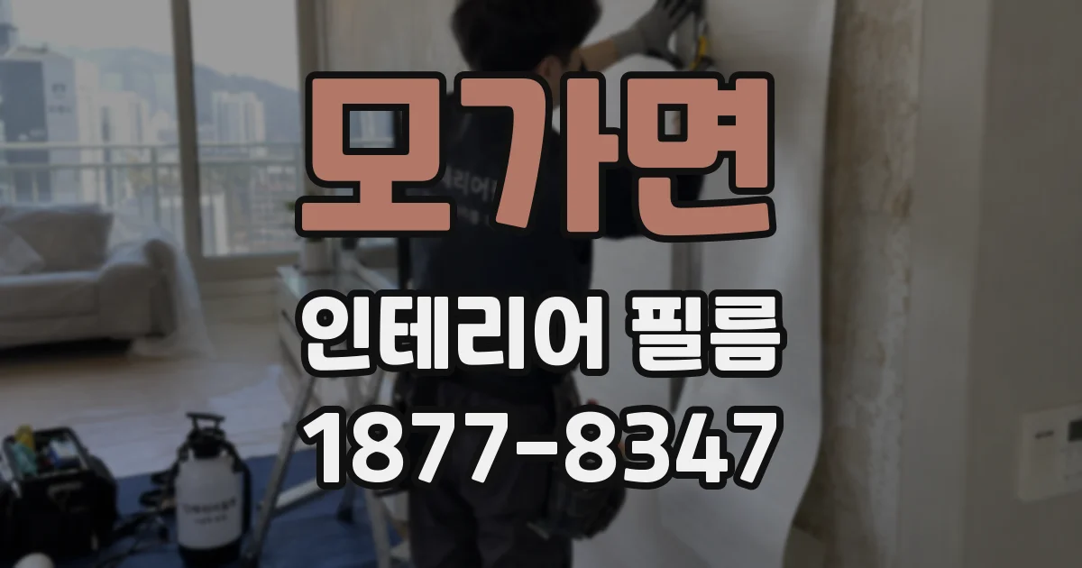모가면 인테리어 필름