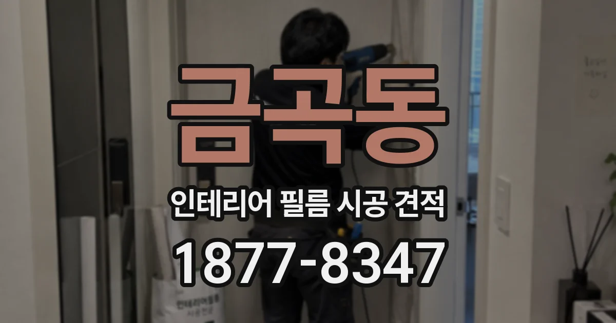 금곡동 인테리어 필름 시공 견적
