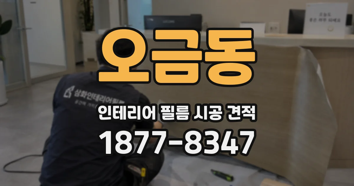 오금동 인테리어 필름 시공 견적