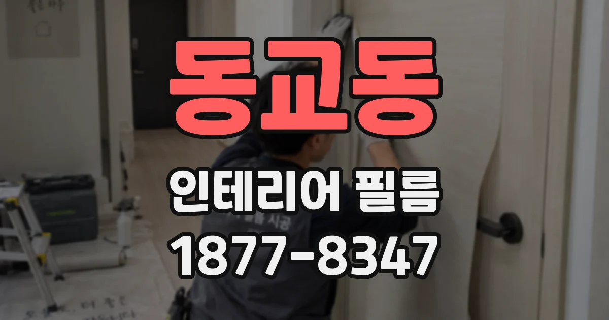 동교동 인테리어 필름