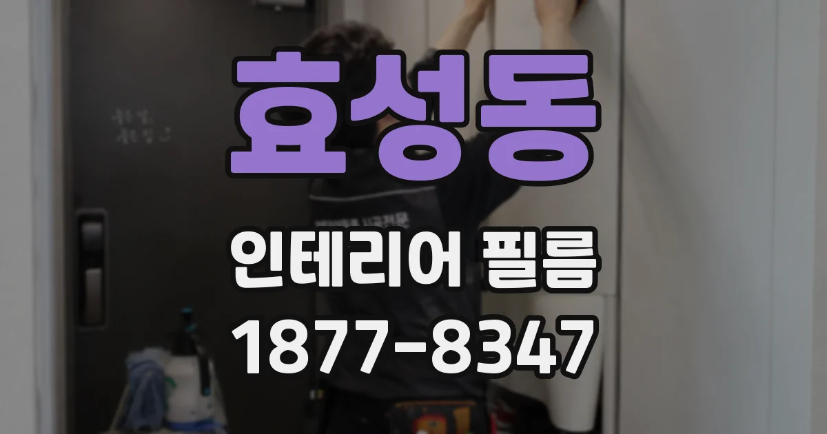 효성동 인테리어 필름