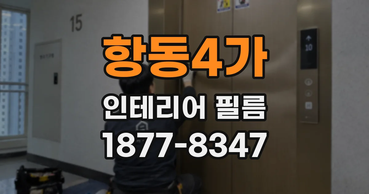 항동4가 인테리어 필름