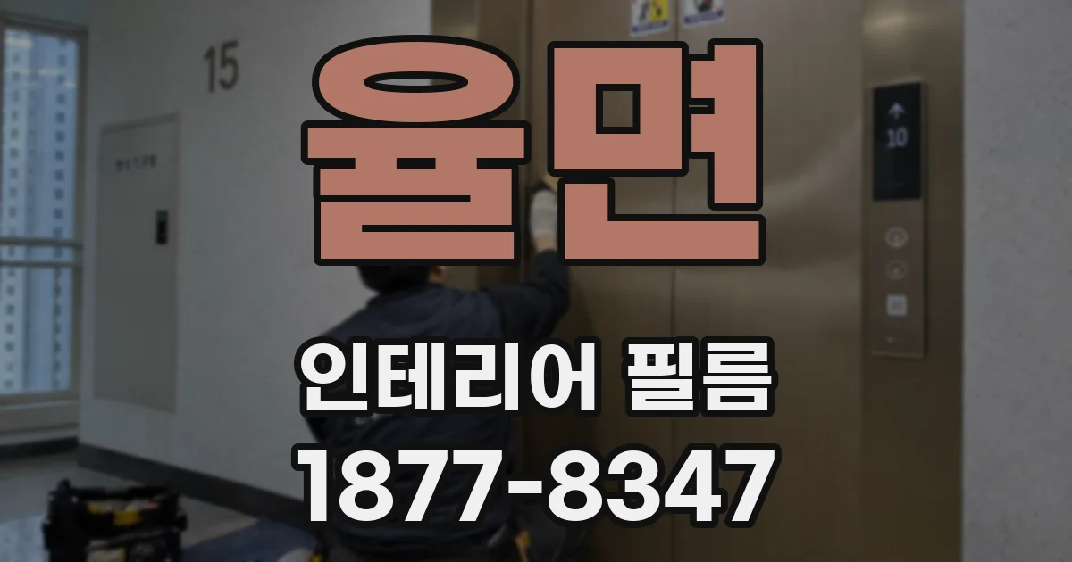 율면 인테리어 필름