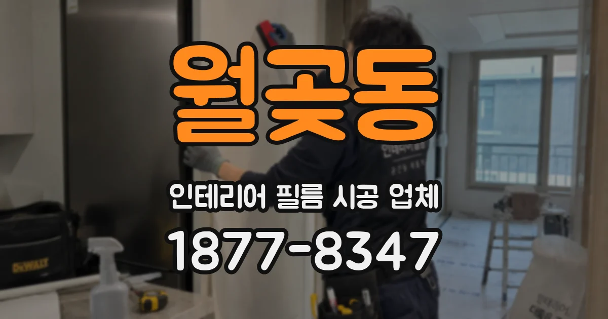 월곶동 인테리어 필름 시공 업체