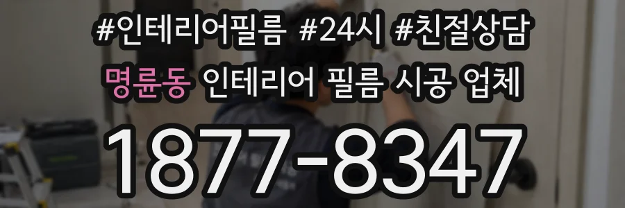 명륜동 인테리어 필름 시공 업체