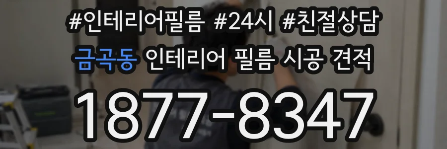 금곡동 인테리어 필름 시공 견적