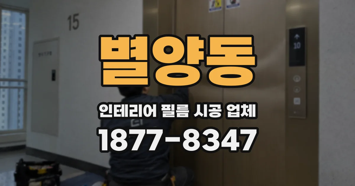 별양동 인테리어 필름 시공 업체