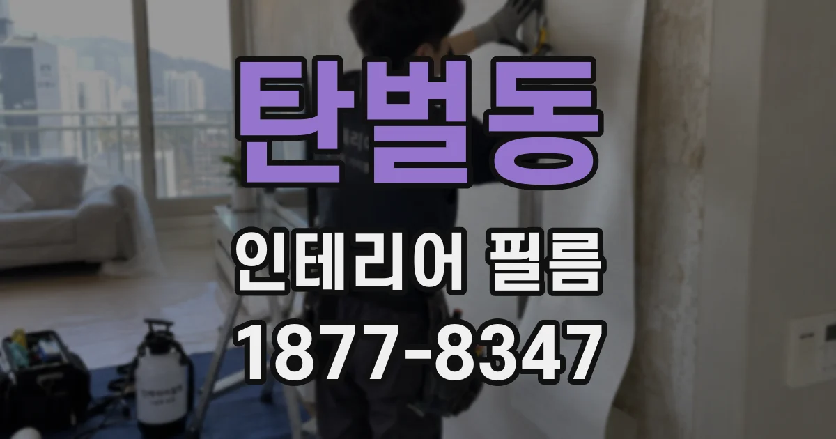 탄벌동 인테리어 필름