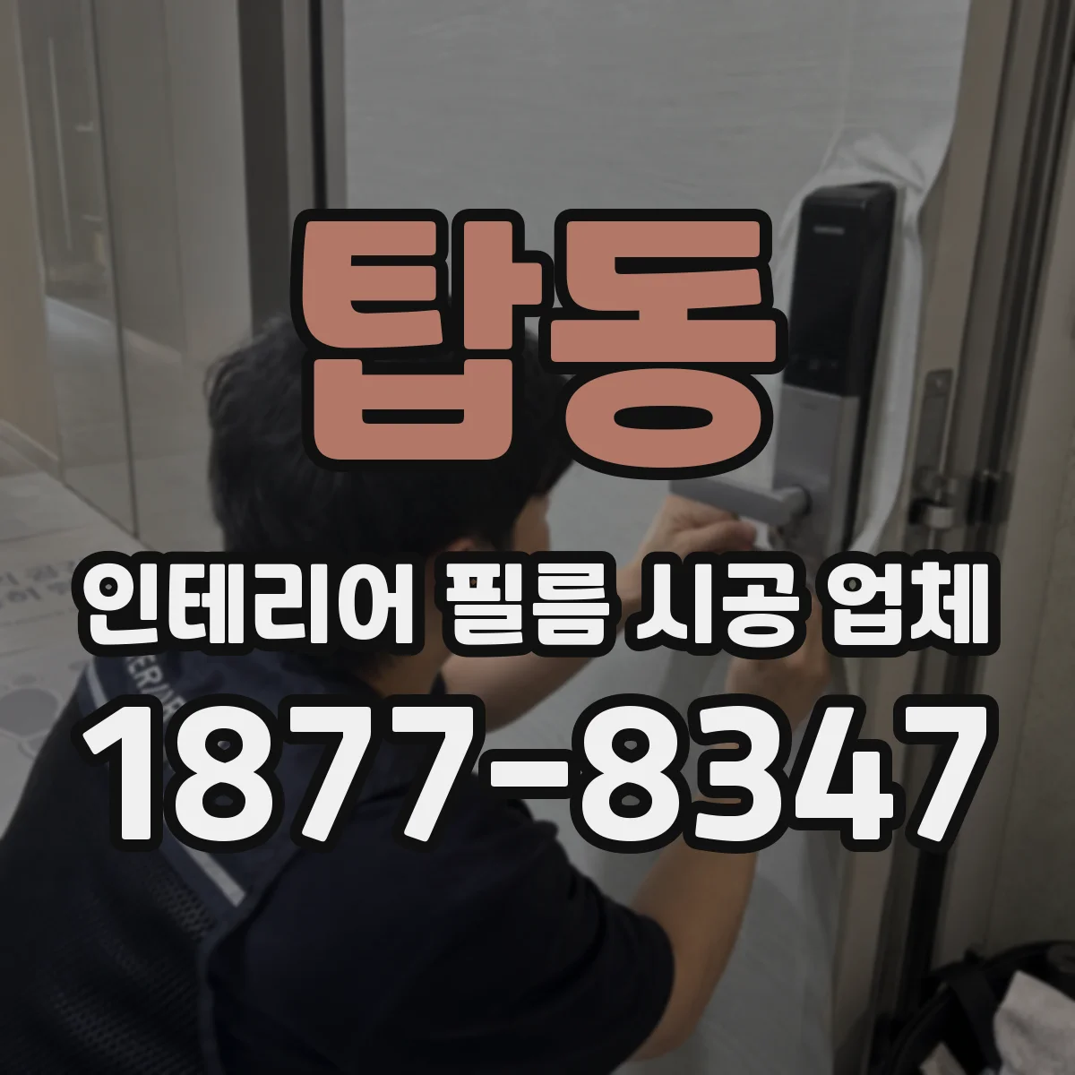 탑동 인테리어 필름 시공 업체