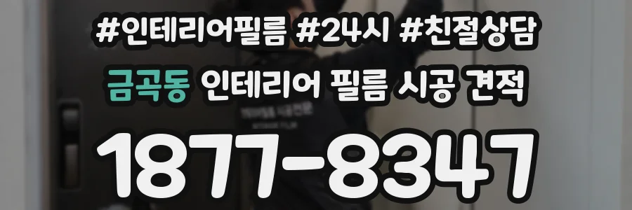 금곡동 인테리어 필름 시공 견적