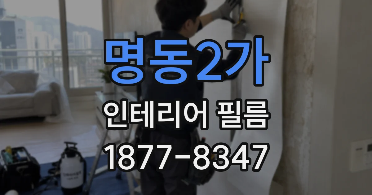 명동2가 인테리어 필름