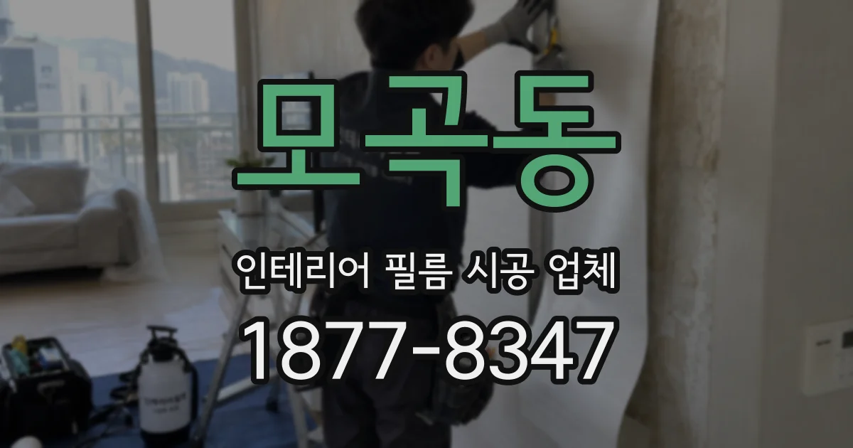 모곡동 인테리어 필름 시공 업체