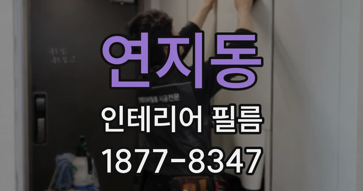 연지동 인테리어 필름