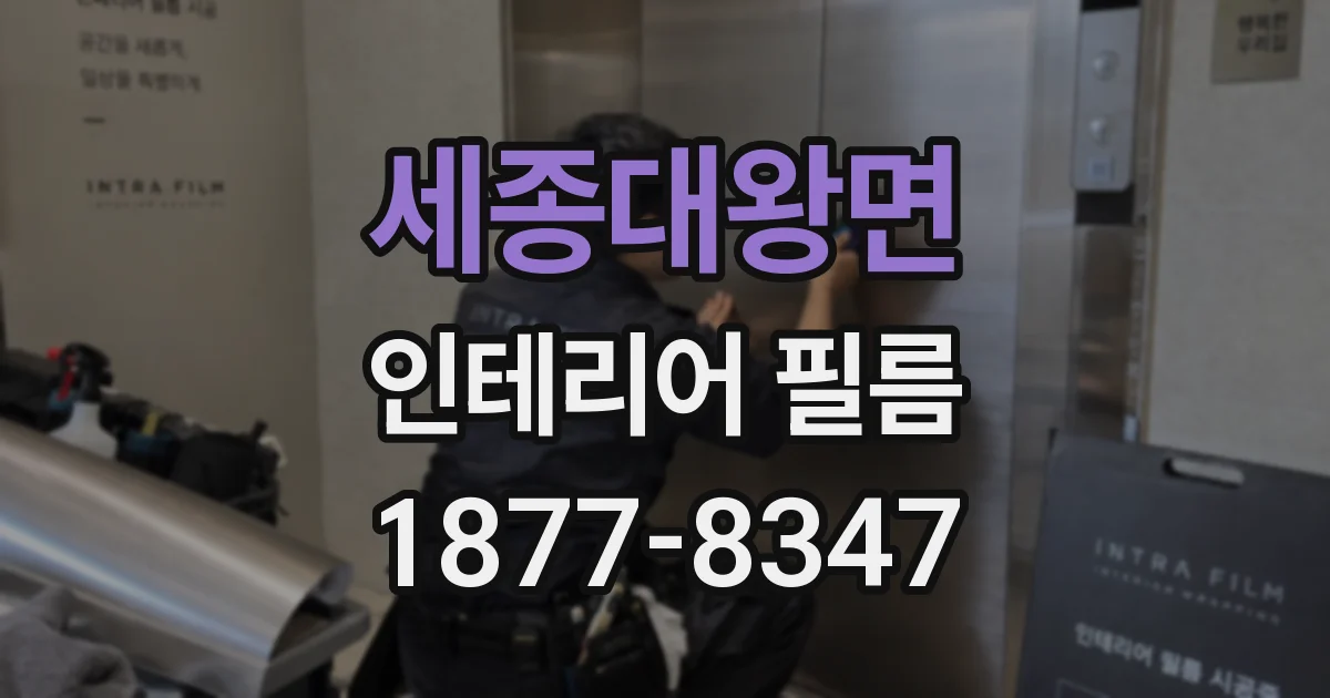 세종대왕면 인테리어 필름