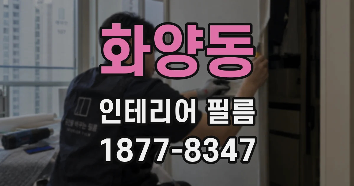 화양동 인테리어 필름