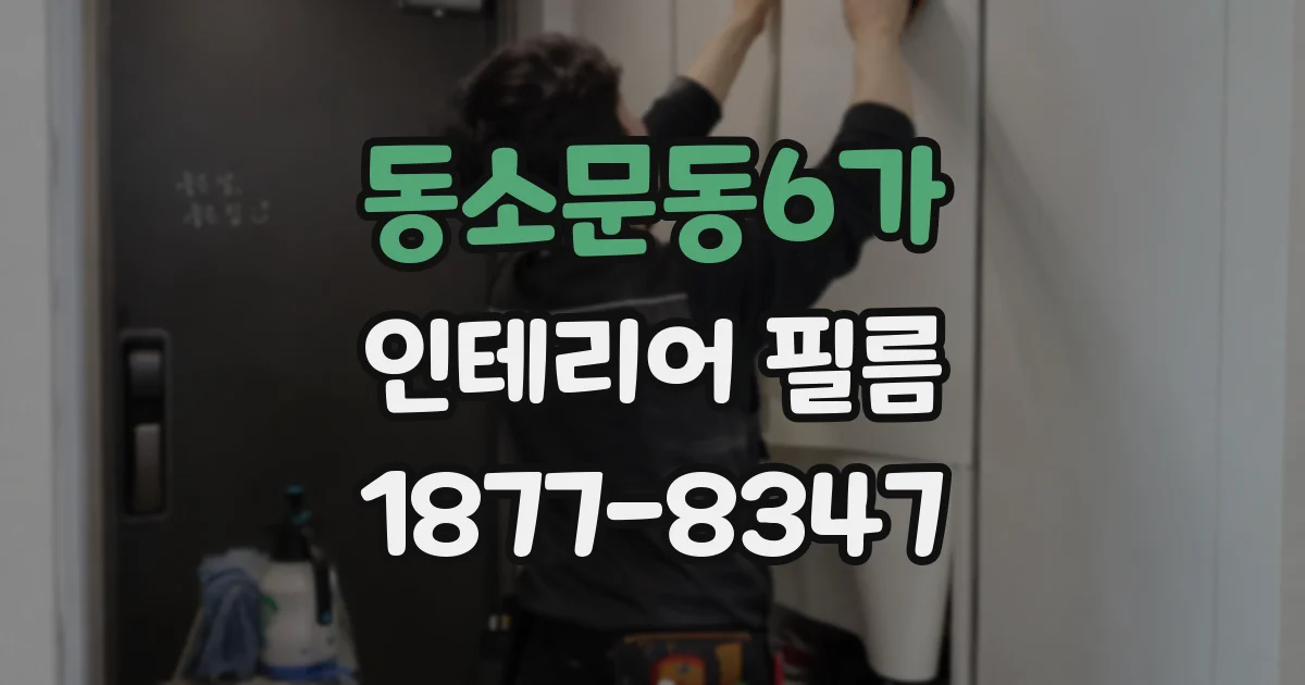 동소문동6가 인테리어 필름
