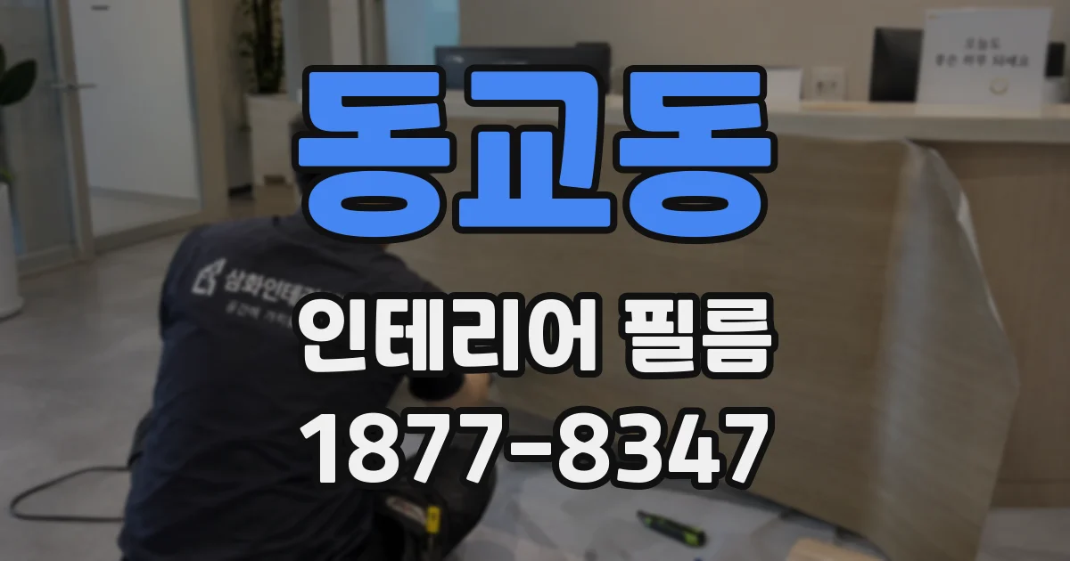 동교동 인테리어 필름