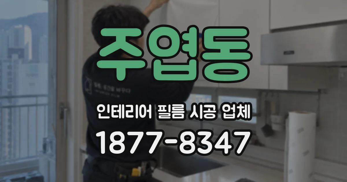 주엽동 인테리어 필름 시공 업체