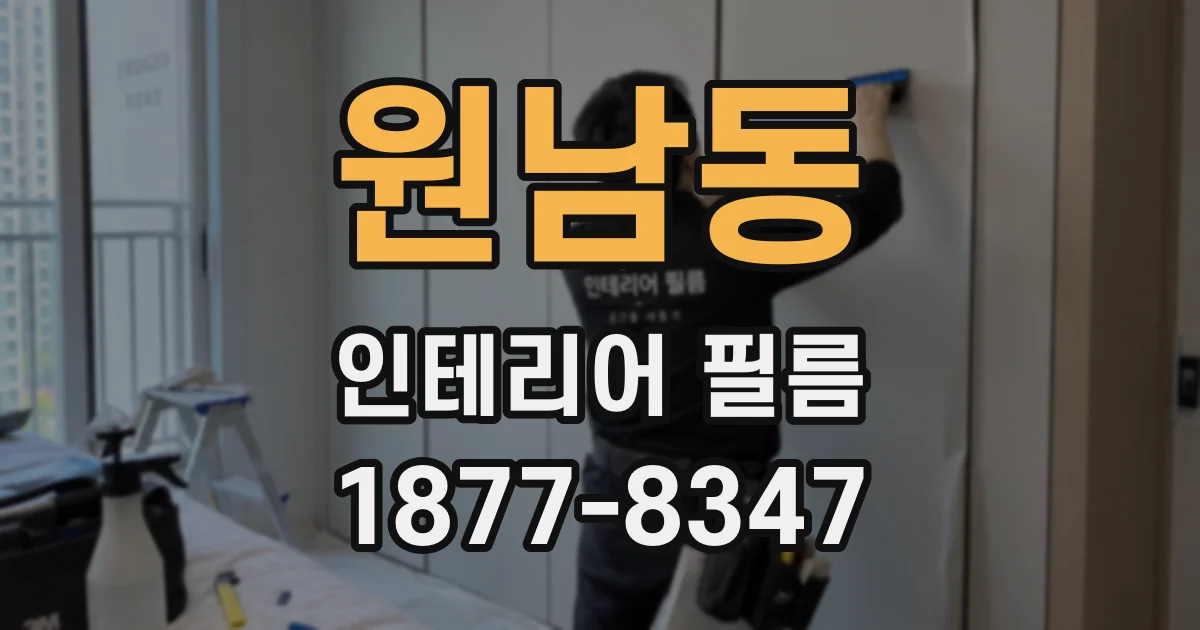원남동 인테리어 필름
