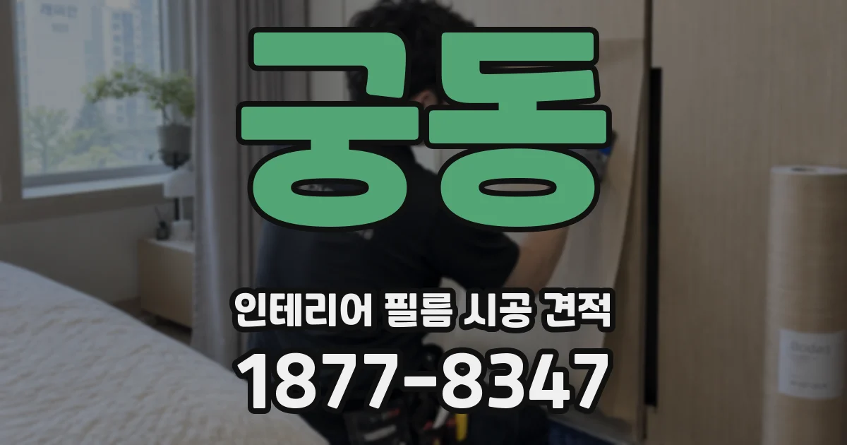 궁동 인테리어 필름 시공 견적