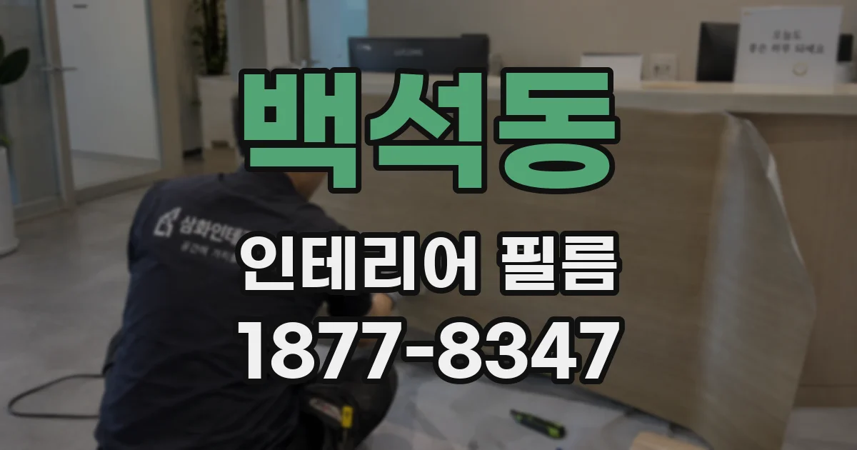 백석동 인테리어 필름