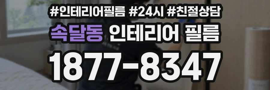 속달동 인테리어 필름