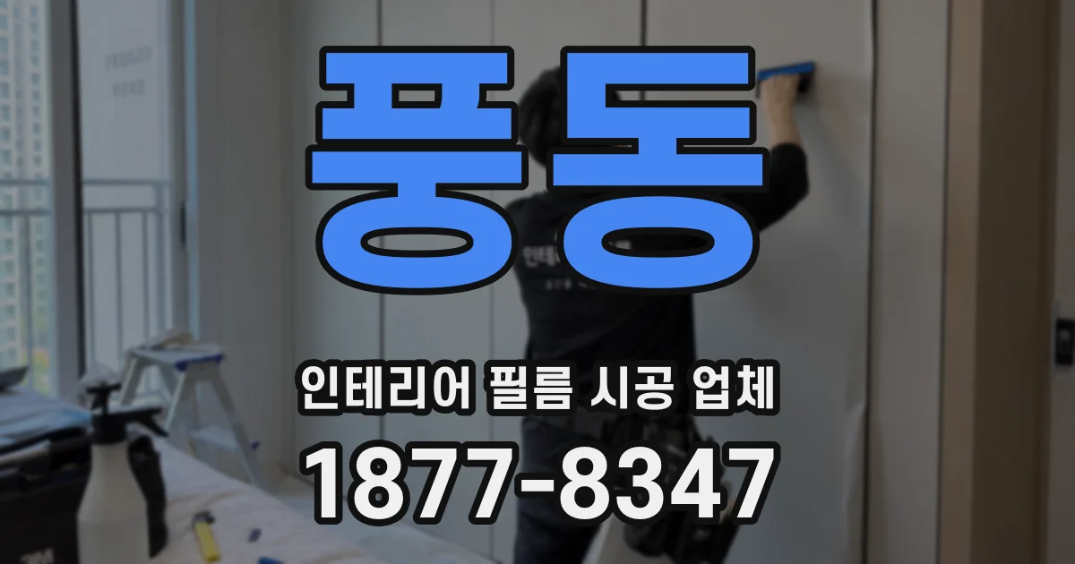 풍동 인테리어 필름 시공 업체