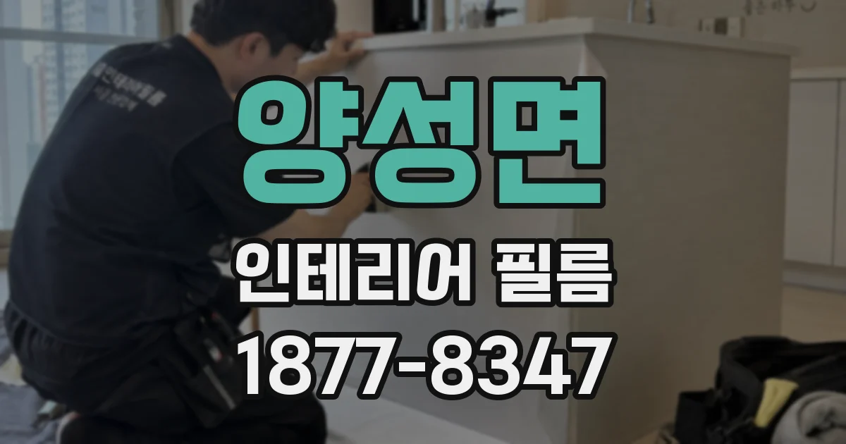 양성면 인테리어 필름