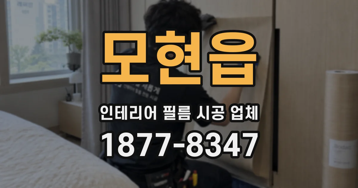 모현읍 인테리어 필름 시공 업체