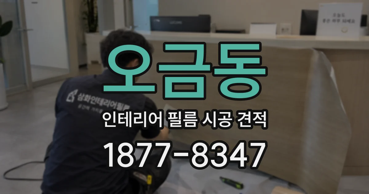 오금동 인테리어 필름 시공 견적