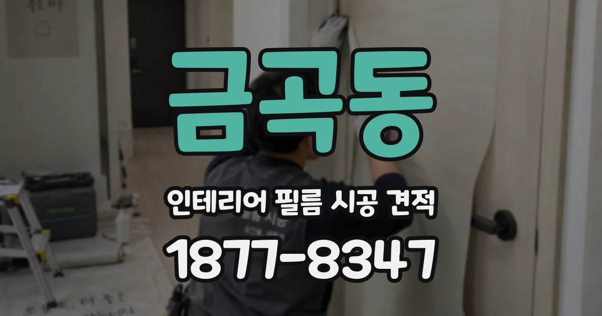금곡동 인테리어 필름 시공 견적