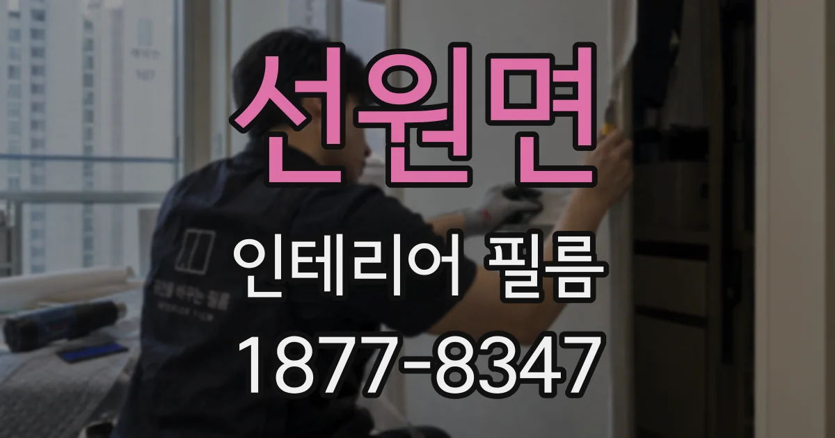 선원면 인테리어 필름