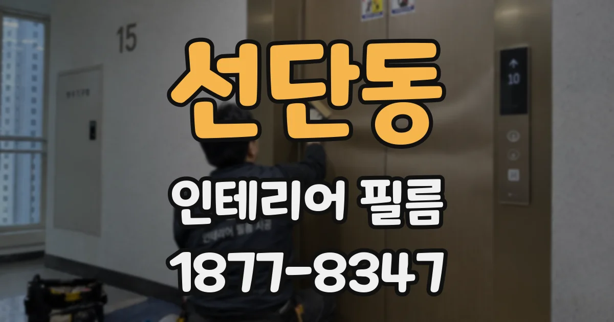 선단동 인테리어 필름