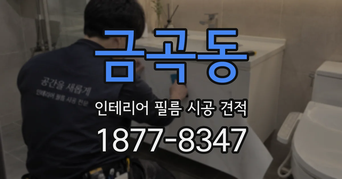 금곡동 인테리어 필름 시공 견적