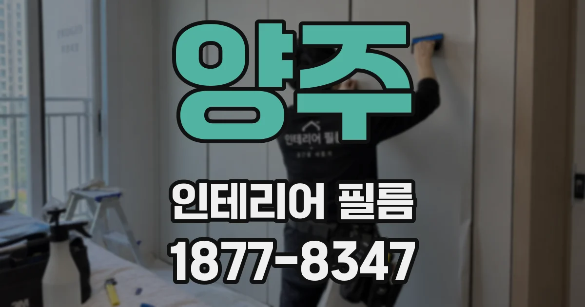양주 인테리어 필름