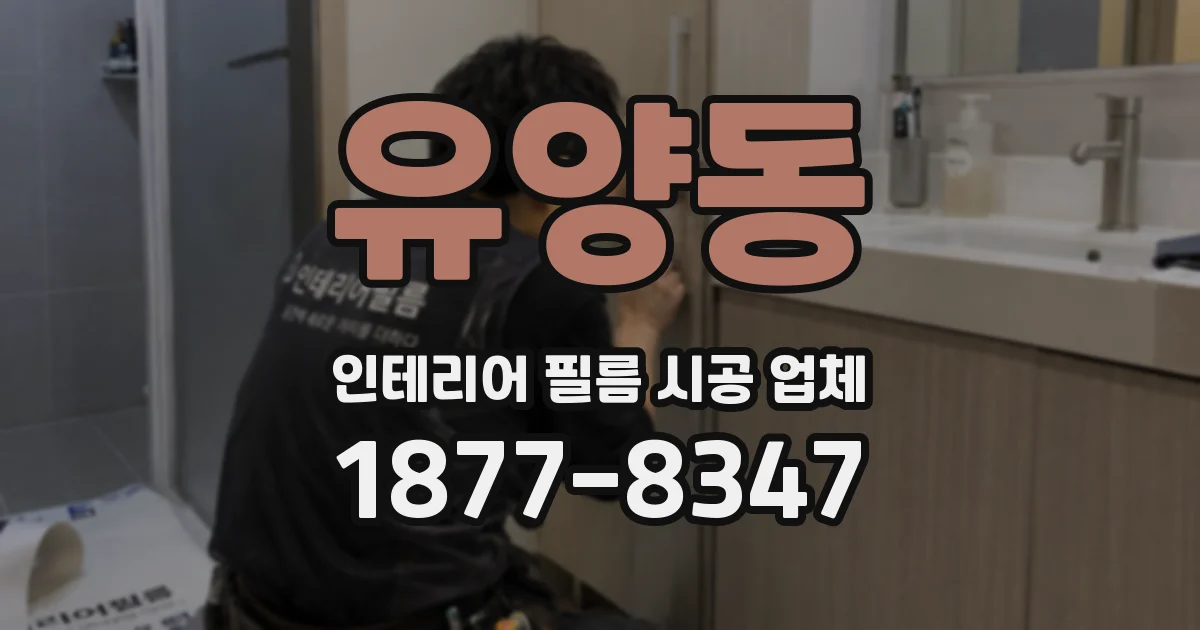 유양동 인테리어 필름 시공 업체